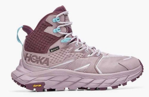Hoka Anacapa Mid GTX Womens Boots Shoes 6 B Purple Waterproof Hiking Trail NEW