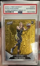Panini 2025 Cyber Monday Paige Bueckers Gold 1/1 Rookie CM11 PSA Authentic