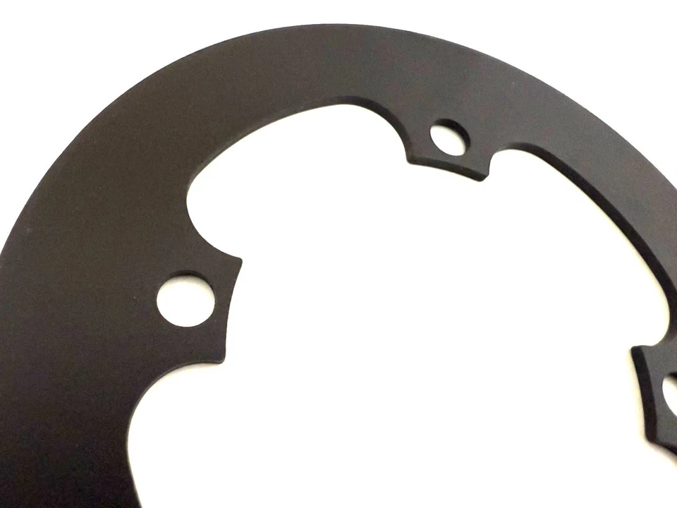 Cubierta protectora de anillo de cadena de bicicleta de aluminio ligero para 104 mm para BCD 167 mm Foto 4 de 4