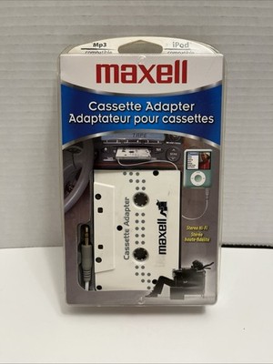 Maxell Cassette Adapter Stereo HiFi Model P-10, #191210 MP3 iPod DVD CD Sealed