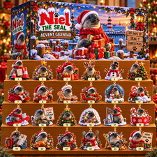 Hot Niel the Seal Christmas Gift For Fans Advent Calendar VN213