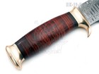 18" Large Handmade Forged Crocodile Dundee Knife, Damascus Steel Blade HK-19-E — photo 5