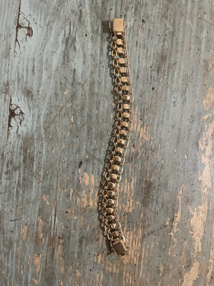 Bracciale Da Donna Placcato In Oro Bicolore Black Gold Women Bracelet - Immagine 3 di 4