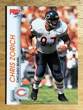 1992 Pro Set #454 Chris Zorich