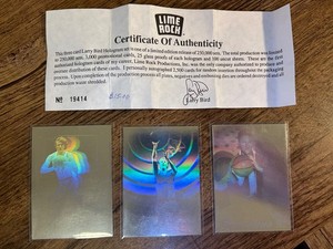 Larry Bird Hologram Card Set | eBay Larry Bird Hologram Card Set | eBay
