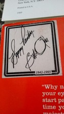 2 BOB ROSS' Joy of Painting COLLECTIBLE Books HTF Facsimile SIGNED Stickers RARE