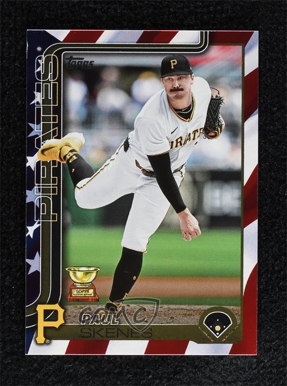 2025 Topps Series 1 Independence Day 57/76 Paul Skenes #98