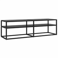 Tv-Schrank Schwarz 140X40X40,5 Cm Hartglas