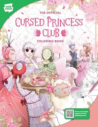The Official Cursed Princess Club Coloring Book by LambCat PAPERBACK - Image 4