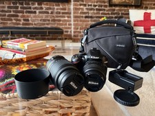 Nikon D3200 Digital SLR Camera 24.2MP Black with 18-55mm Lens  Accessories