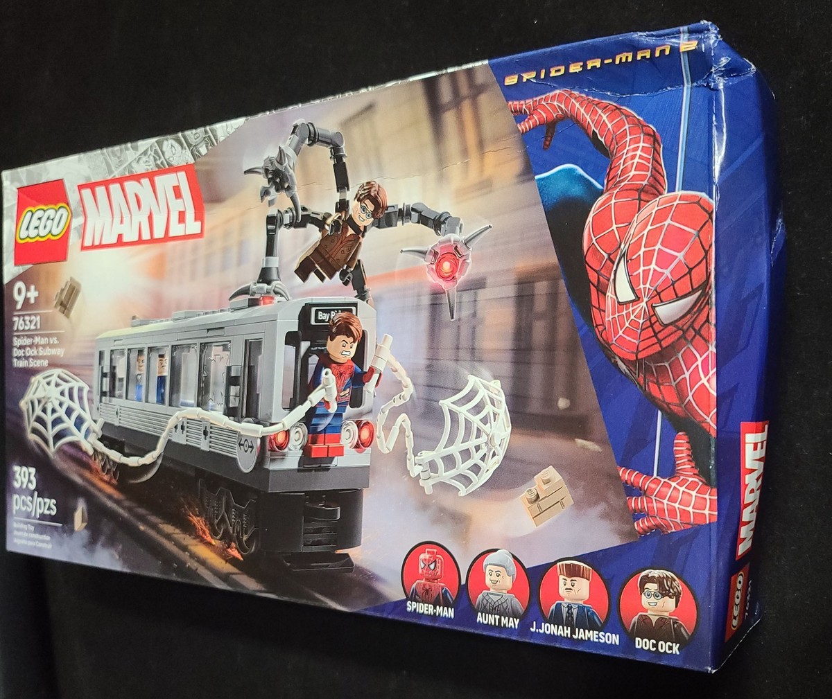 LEGO 76321 Spider-Man vs. Doc Ock Subway Train Scene New Box