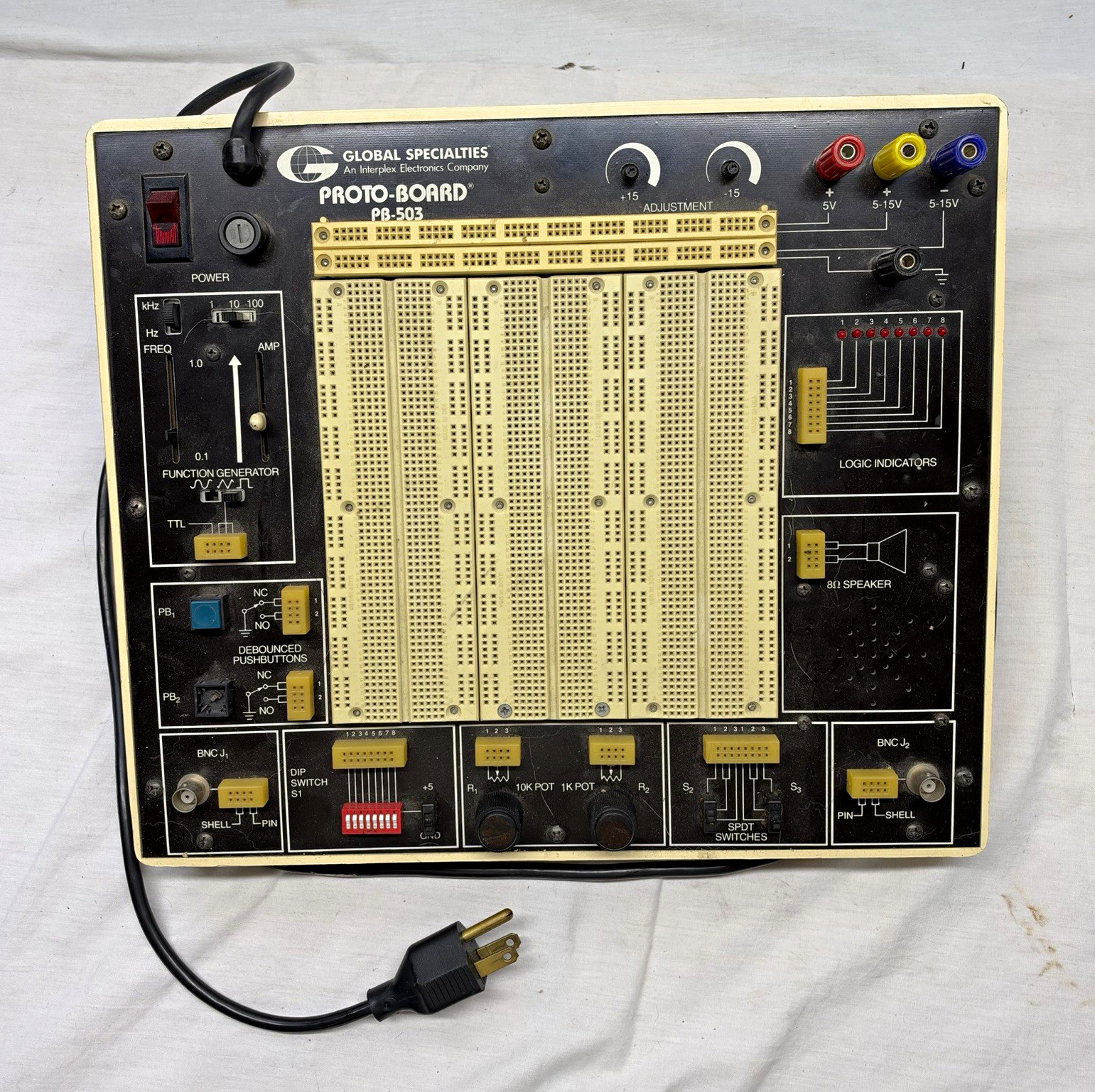 Global Specialties PROTO-BOARD PB-503 Solderless Board 503 115V