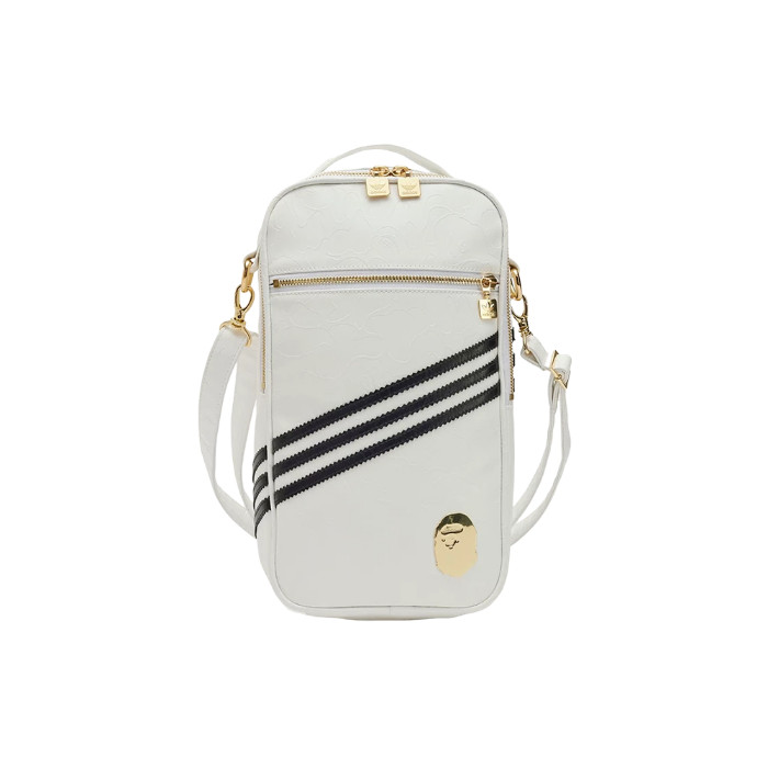 Adidas x BAPE White Messenger/Crossbody Bag