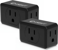 Multi Plug Outlet Extender - 3 Way Wall Outlet Splitter, Cruise Ship Approved Po