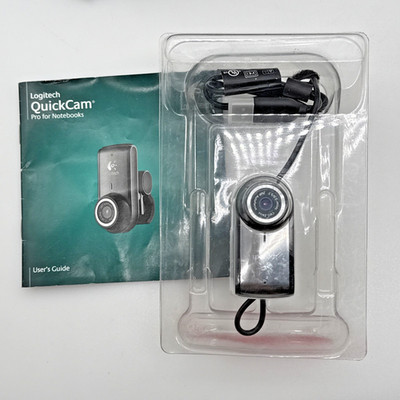 NOS Logitech Portable Webcam - C905 -Carl Zeiss Tessar 2.0/3.7 2MP Autofocus