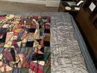Antique Crazy Quilt  - Silk quilt vintage- Over 200 Years Old — photo 8