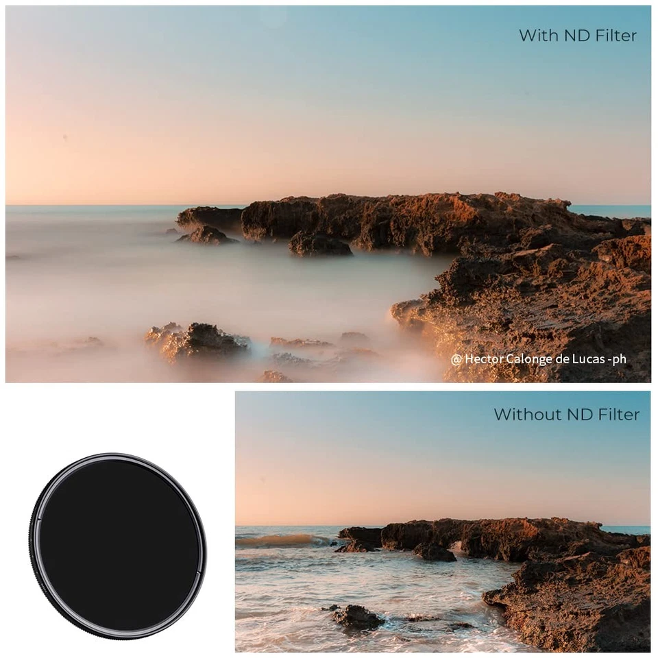 39mm Variable ND Lens Filter ND2-ND400 1-9 Stops 18 Multi-Layer Coatings Adju... - Image 4 of 4