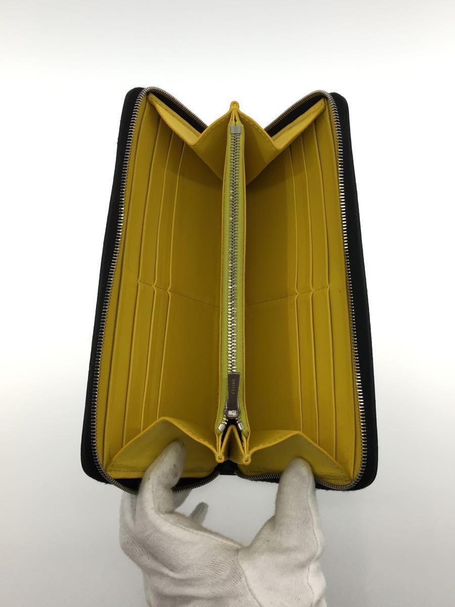 CELINE Large Zip Multi Function Long Wallet Leath… - image 4