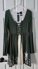 Lord Of The Rings Dress Medium Hottopic Green