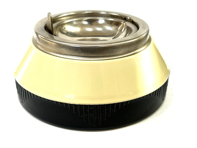 VINTAGE LARGE TABLE PUSH DOWN ASHTRAY MADE IN ITALY