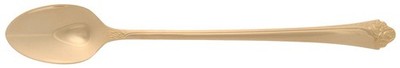 Oneida Silver Golden Fantasy Rose  Iced Tea Spoon 8924558