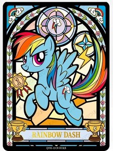 Rainbow Dash Card | eBay