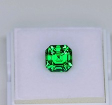 10 Ct Natural Colombian Green Emerald Asscher Cut Loose Certified Gemstone