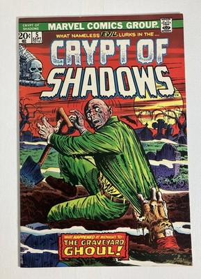 Crypt Of Shadows #5 (1973) - Marvel Bronze-Age Horror! The Graveyard Ghoul!