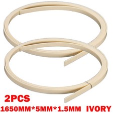 2pcs Ivory Guitar Binding Purfling Strips ABS Guitar Binding Strip 1650 5 1.5mm
