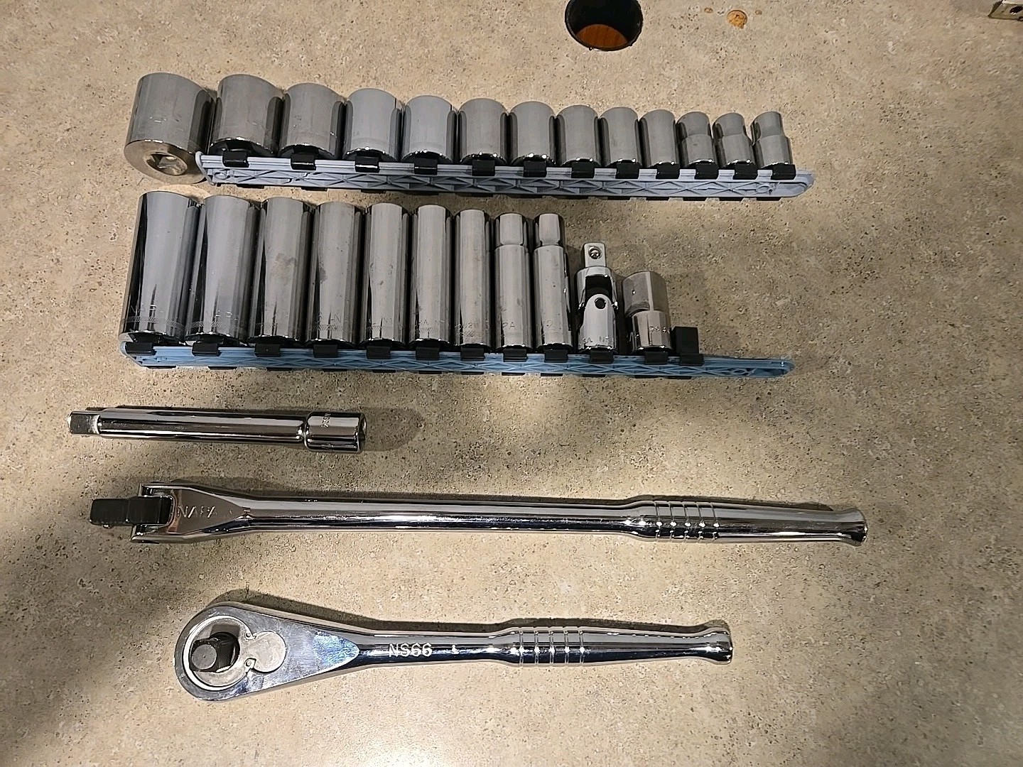 Napa 1/2" Ratchet Set (Excellent Condition) U.S.A Made