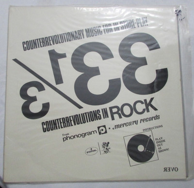 33 1/3 COUNTERREVOLUTIONS IN ROCK VARIOUS ARTIST NM/NM VINYL LP L31