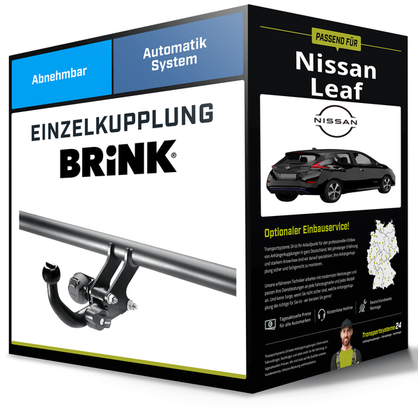 Abnehmbare AnhäNgerkupplung FüR Nissan Leaf 11.2010-12.2017 Typ ZE0 Brink NEU-image