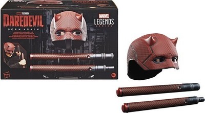Marvel Daredevil Born Again Mask & Billy Club Prop Life Size 1:1 Roleplay Hasbro