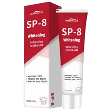 SP-8 Probiotic Whitening Toothpaste 1-4 Pack – Mint Mousse Deep Clean With Box