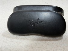 Ray Ban Black Hard Sunglasses Eyeglasses Case Only Logo Clamshell Protective