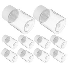 20 Pcs Plastic Vials with Caps Pill Organizer Container Clear Bottles