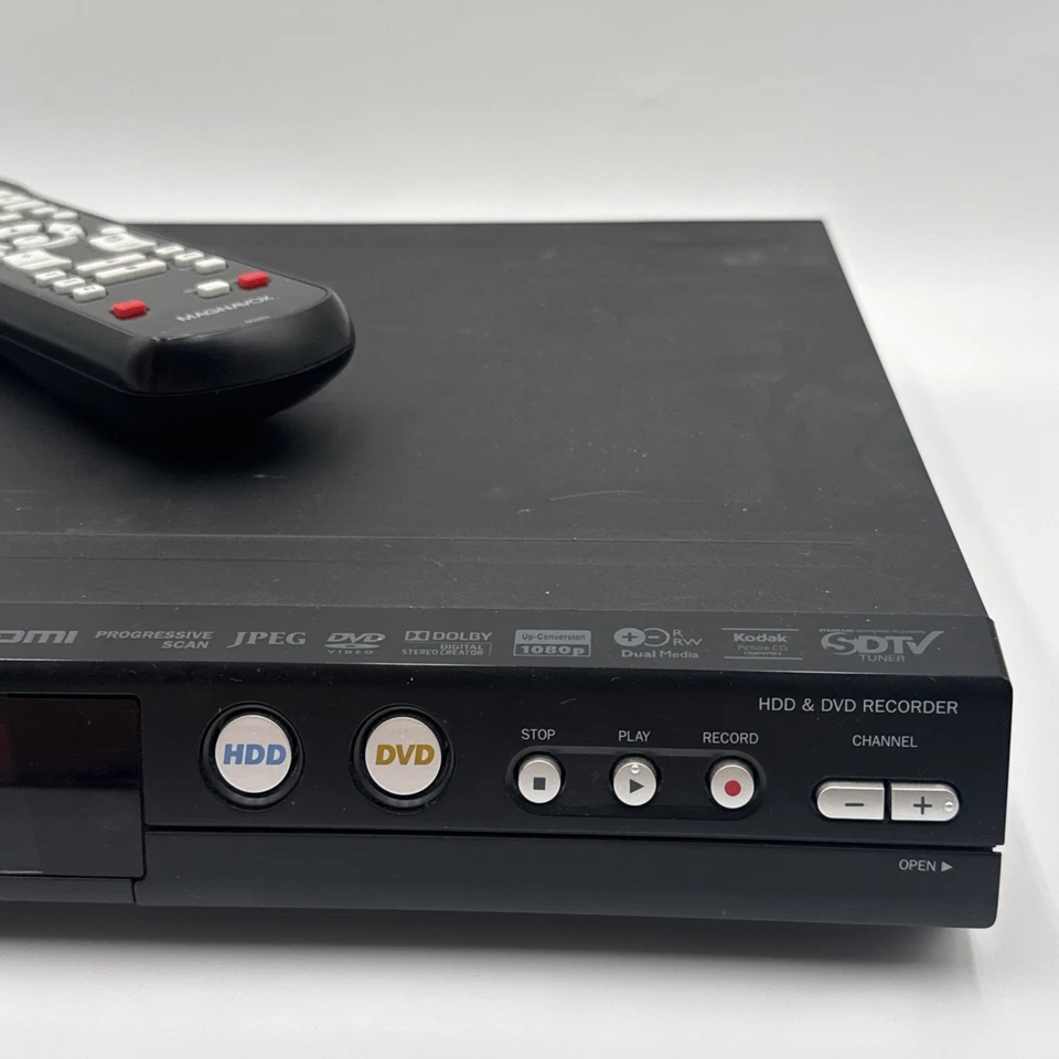 Magnavox HDD & DVD Recorder With Digital Tuner 500GB MDR515H Working With Remote - Image 4 of 4