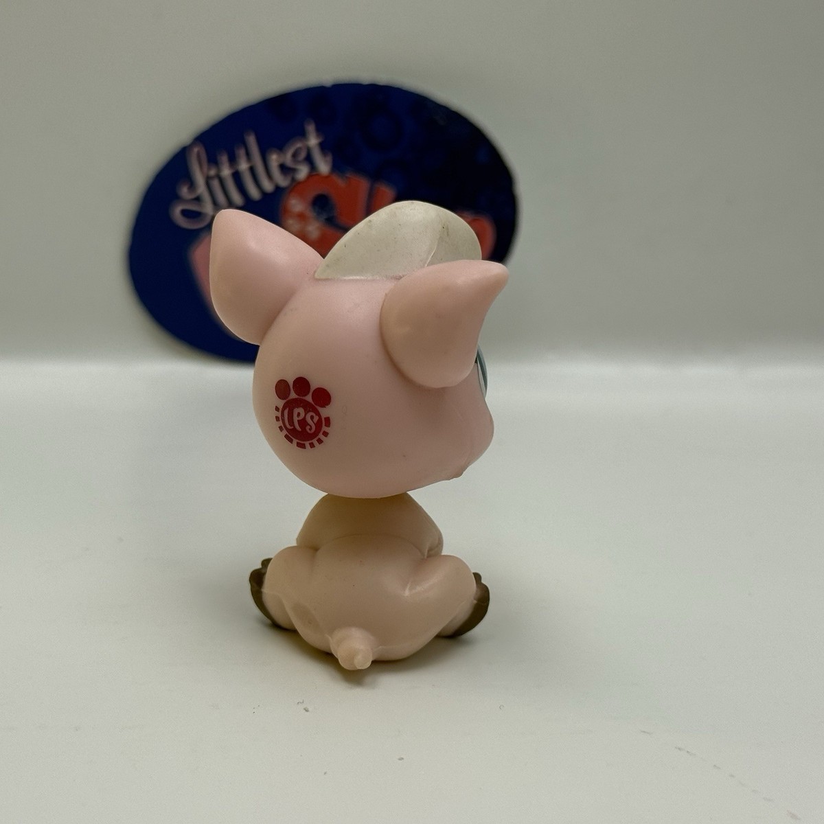 ALDA PINKERTON PIG #4107 - Authentic Littlest Pet Shop - Hasbro