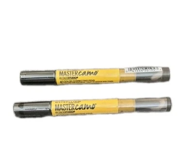 MAYBELLINE MASTER CAMO COLOR CORRECTING PENS 40 YELLOW FOR DULLNESS SEALED 2PACK - Image 1 of 2