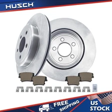 Rear Brake Rotors Ceramic Brake Pads Kit for Dodge Challenger 2009 - 2020