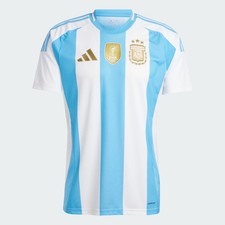 Adidas Soccer Argentina 2024 Home Jersey Slim Fit Men's L IP8409 Football Arg