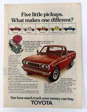 1973 Toyota Pickup Vintage Print Ad