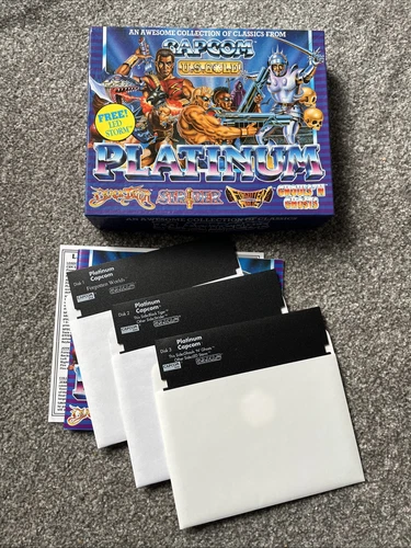 Capcom Platinum Commodore CBM C64 128 Disk Ghouls’n Ghosts.. DISK Untested