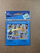 Vintage Sandylion Prismatic Disney Stickers-Mickey Minnie Pluto Donald Goofy