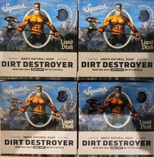 4 PACK - Dr. Squatch Dirt Destroyer Limited Edition Soap - Liquid Death
