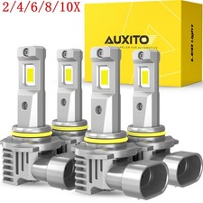 9005+9006 LED Combo COB LED Headlight Kit Light Bulbs Hi/Low Beam 6500K 4/8/12x