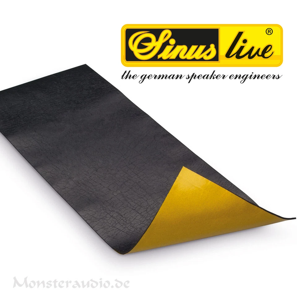 ADM Anti-Dröhn-Matte Dämmmatte 20x50cm Dämmmaterial PC Gehäuse Dämmung Bitumen