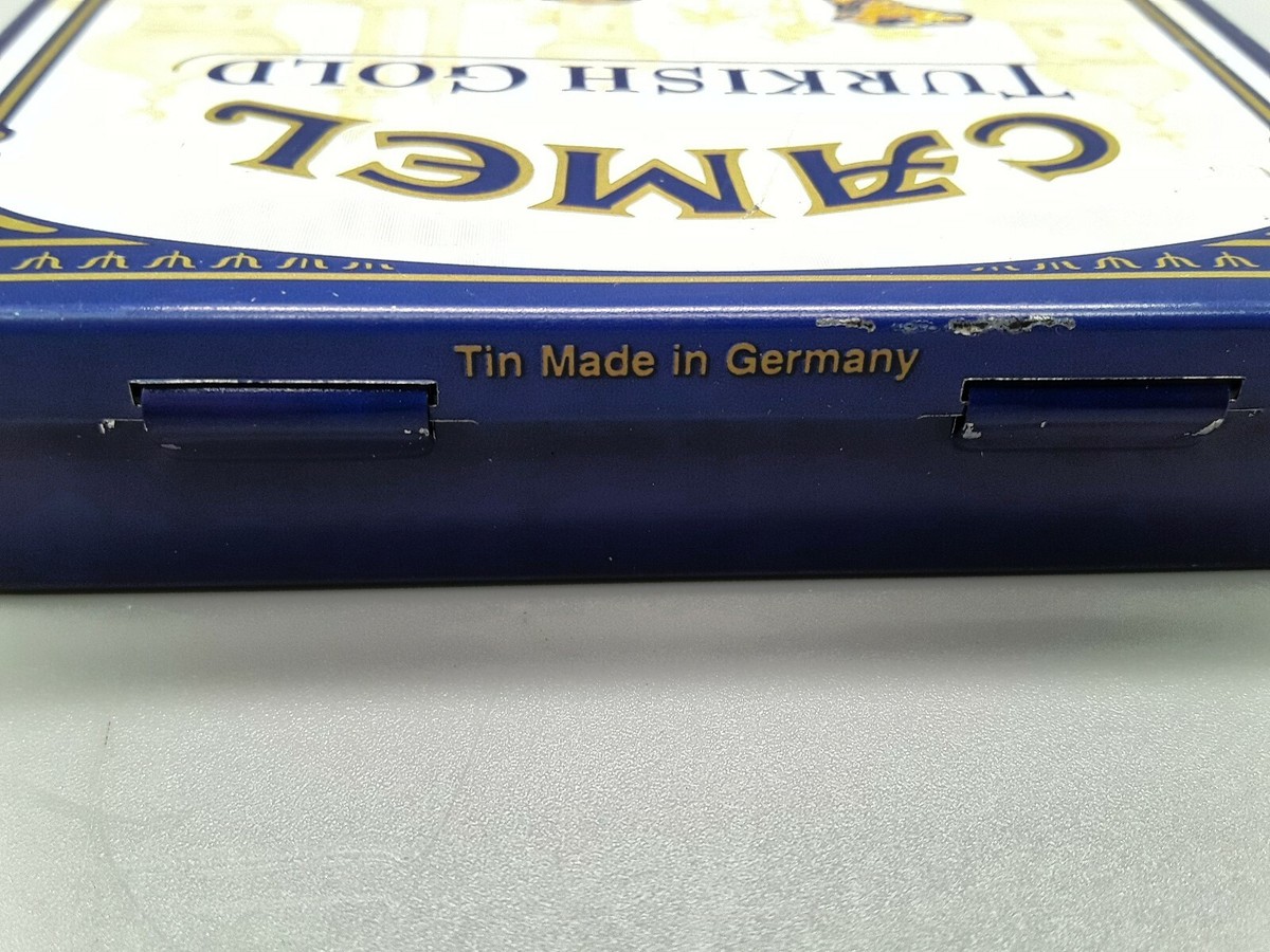turkish gold cigarettes CAMEL TURKISH GOLD CIGARETTE TIN, MADE IN GERMANY