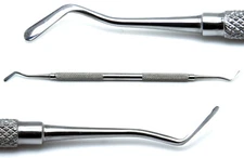 Filling Instrument Flat Plastic Amalgam Comppsite Dental Double Ended 2.5mm Tool