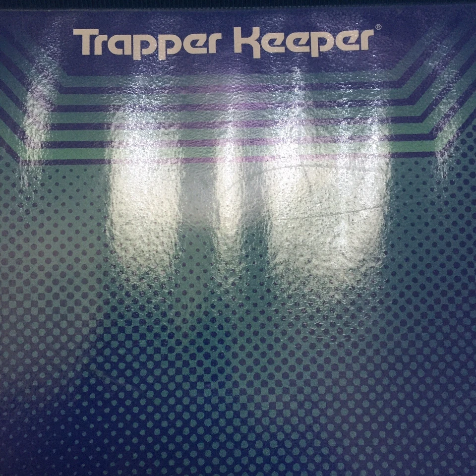 Carpeta de 3 anillas Mead Trapper Keeper 2013 soporte para cuaderno carpeta azul verde azulado Foto 3 de 4